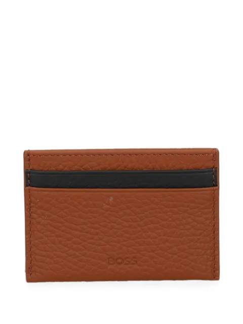BOSS x Aston Martin card holder in two-tone leather