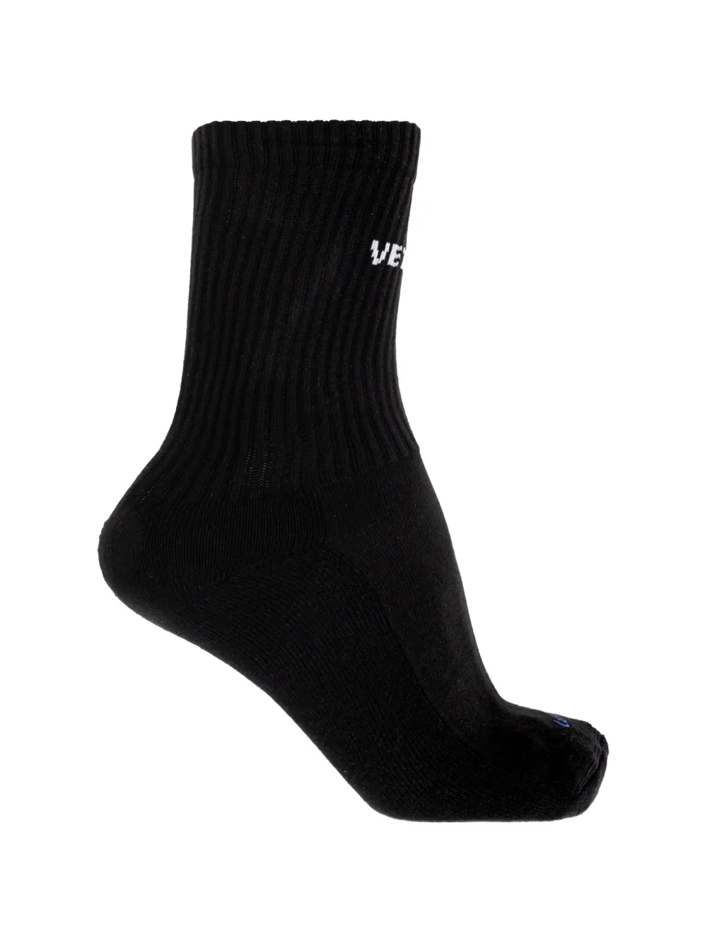 VETEMENTS logo-intarsia socks Zwart