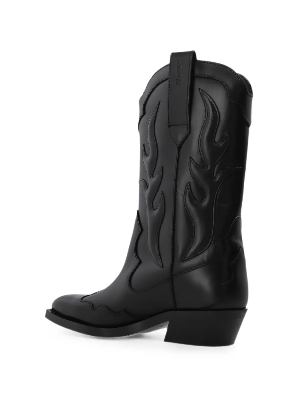 ALOHAS Calyx flame-motif boots Zwart