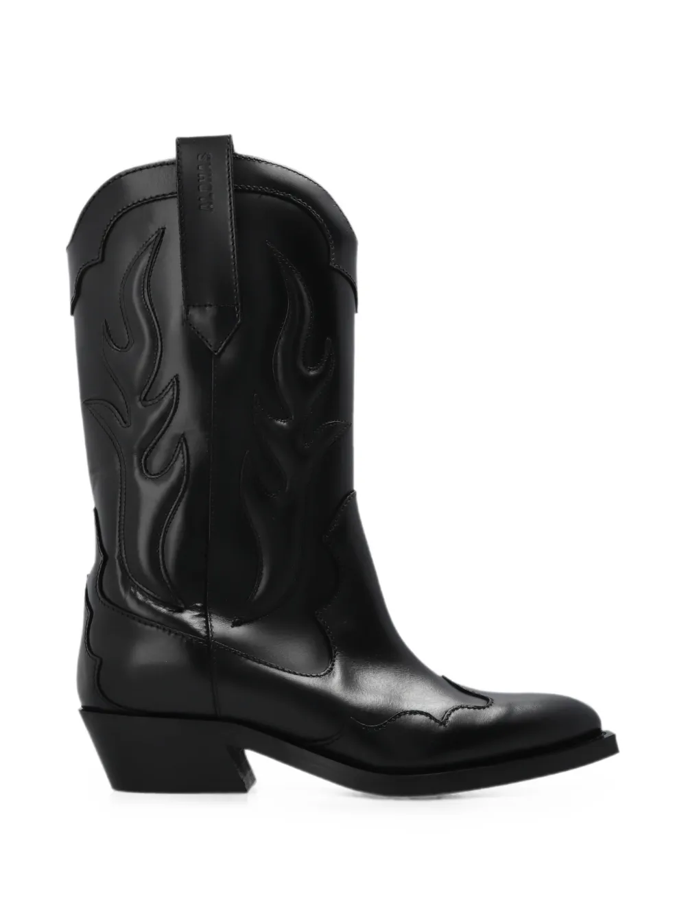 ALOHAS Calyx flame-motif boots Zwart