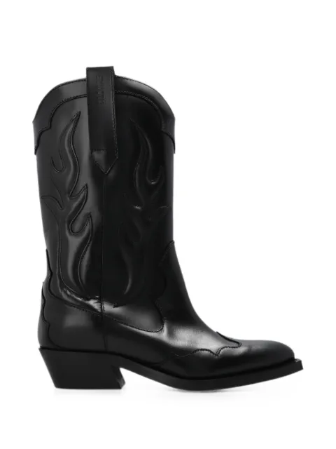 ALOHAS Calyx flame-motif boots