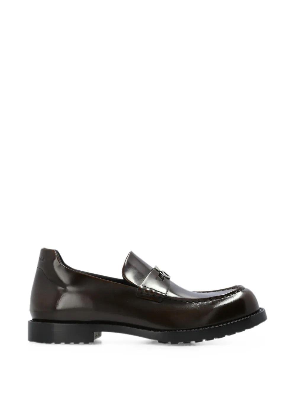Balenciaga comfy loafers in dark burgundy - Marrone