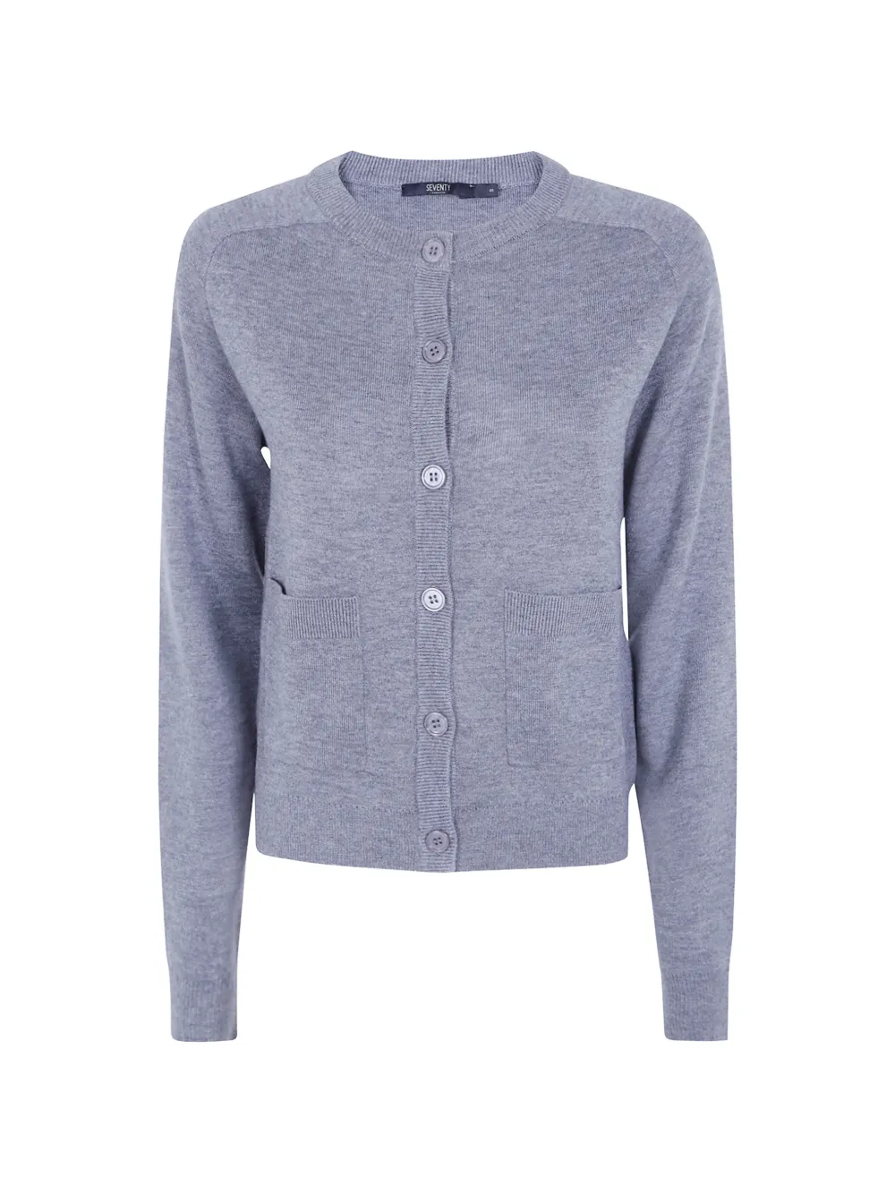 Seventy button-up patch-pocket cardigan - Grau