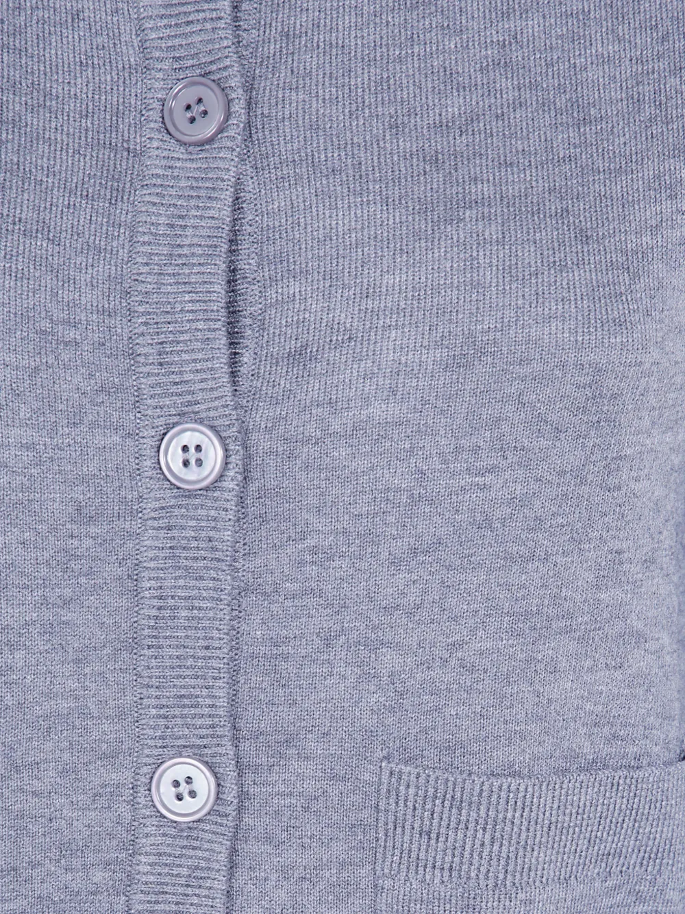 Seventy Vest met opgestikte zak met knopen Grijs