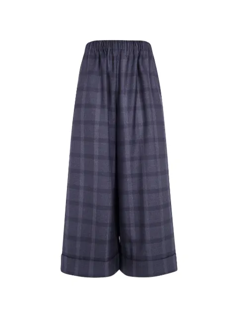 Daniela Gregis check-pattern palazzo pants