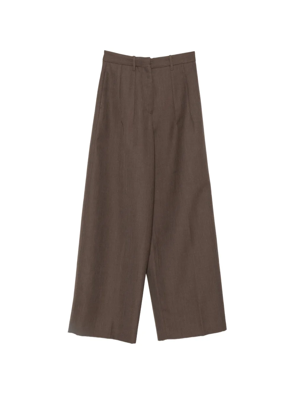 Nine In The Morning Zina pleated trousers - Braun