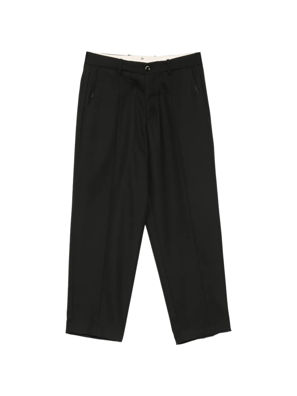 Nine In The Morning Meteorite pressed-crease straight-leg trousers - Schwarz