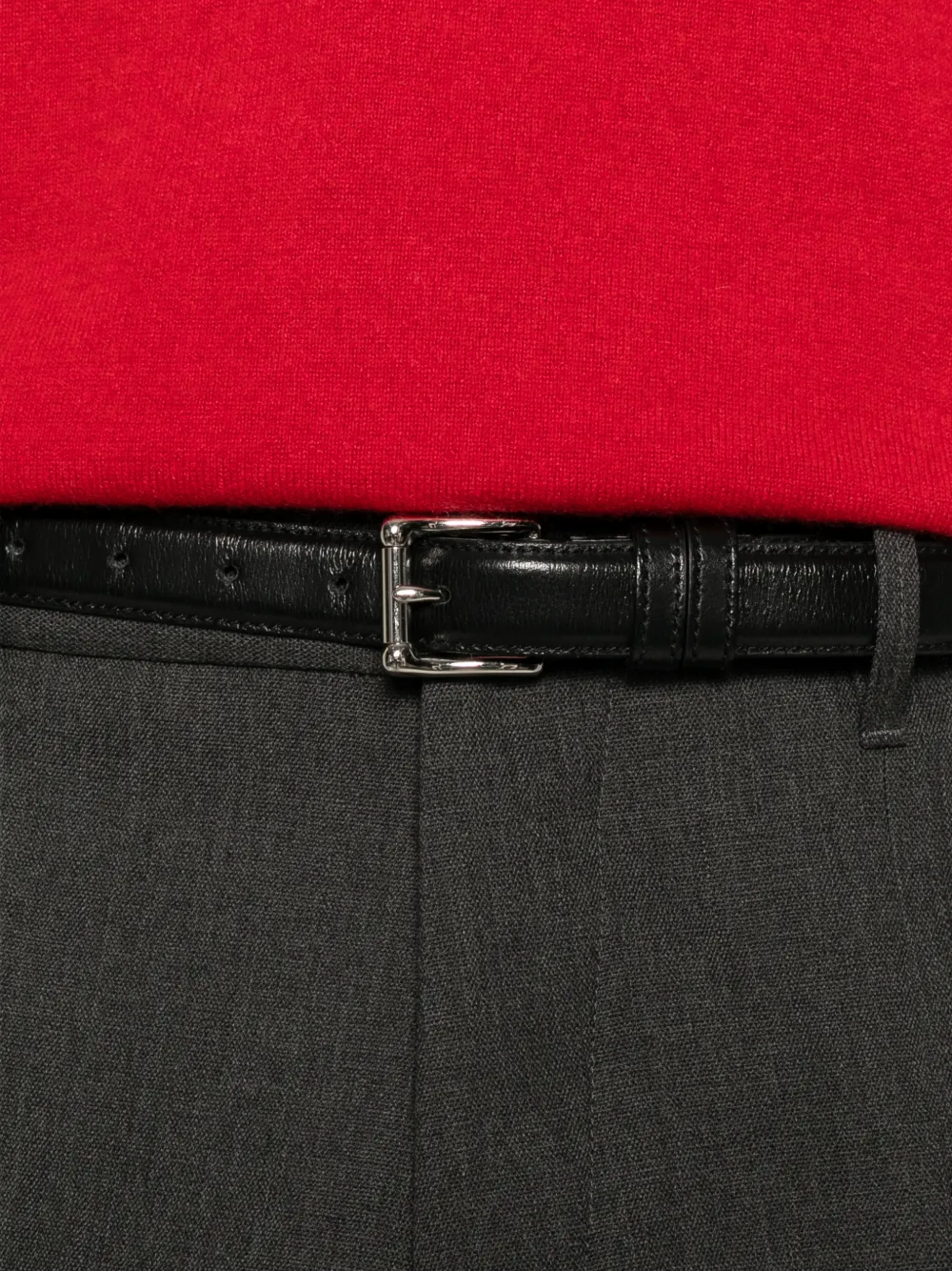 Nine In The Morning Meteorite broek met rechte pijpen en persvouwen Grijs