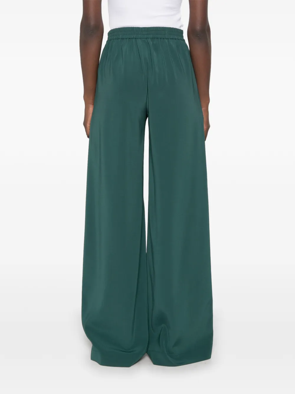 Gianluca Capannolo Claudia elasticated palazzo pants Groen