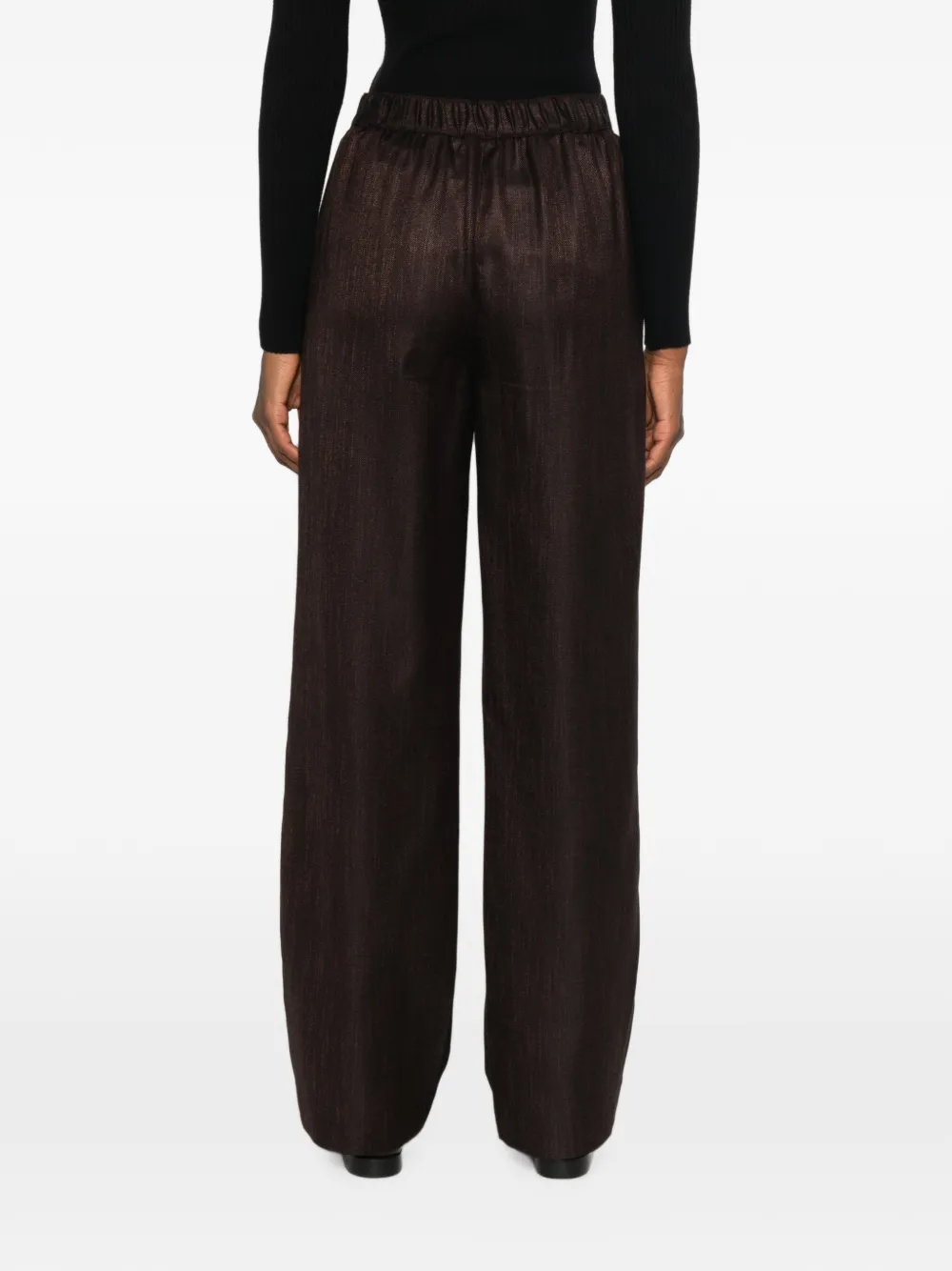 Lardini Lucile broek met zak Bruin