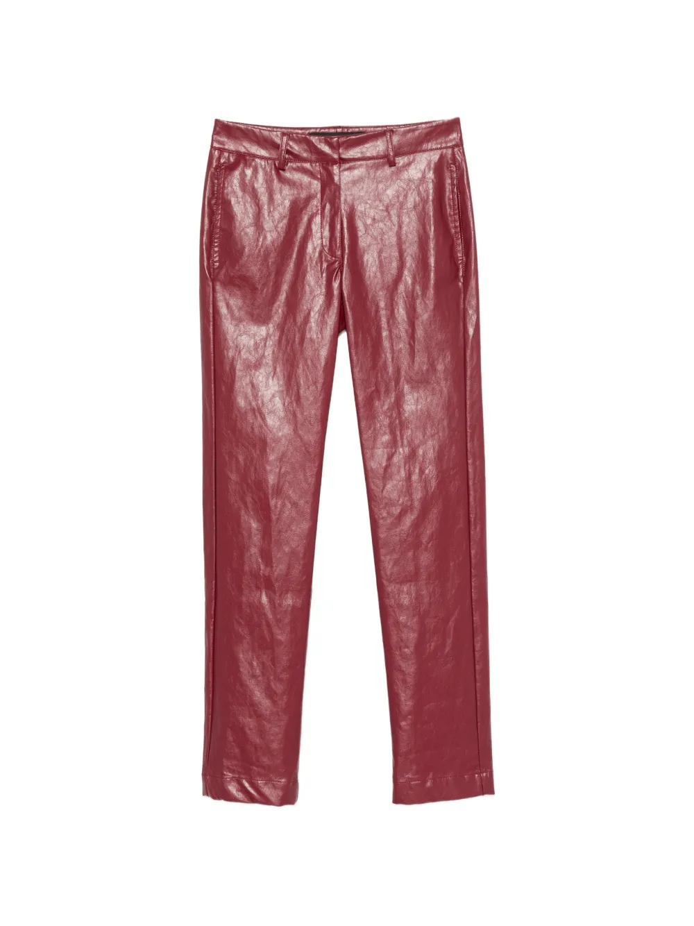 Federica Tosi belt-loop pocket trousers - Rosso