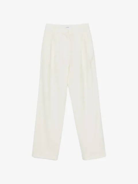 Lardini pleat-detail wide-leg trousers