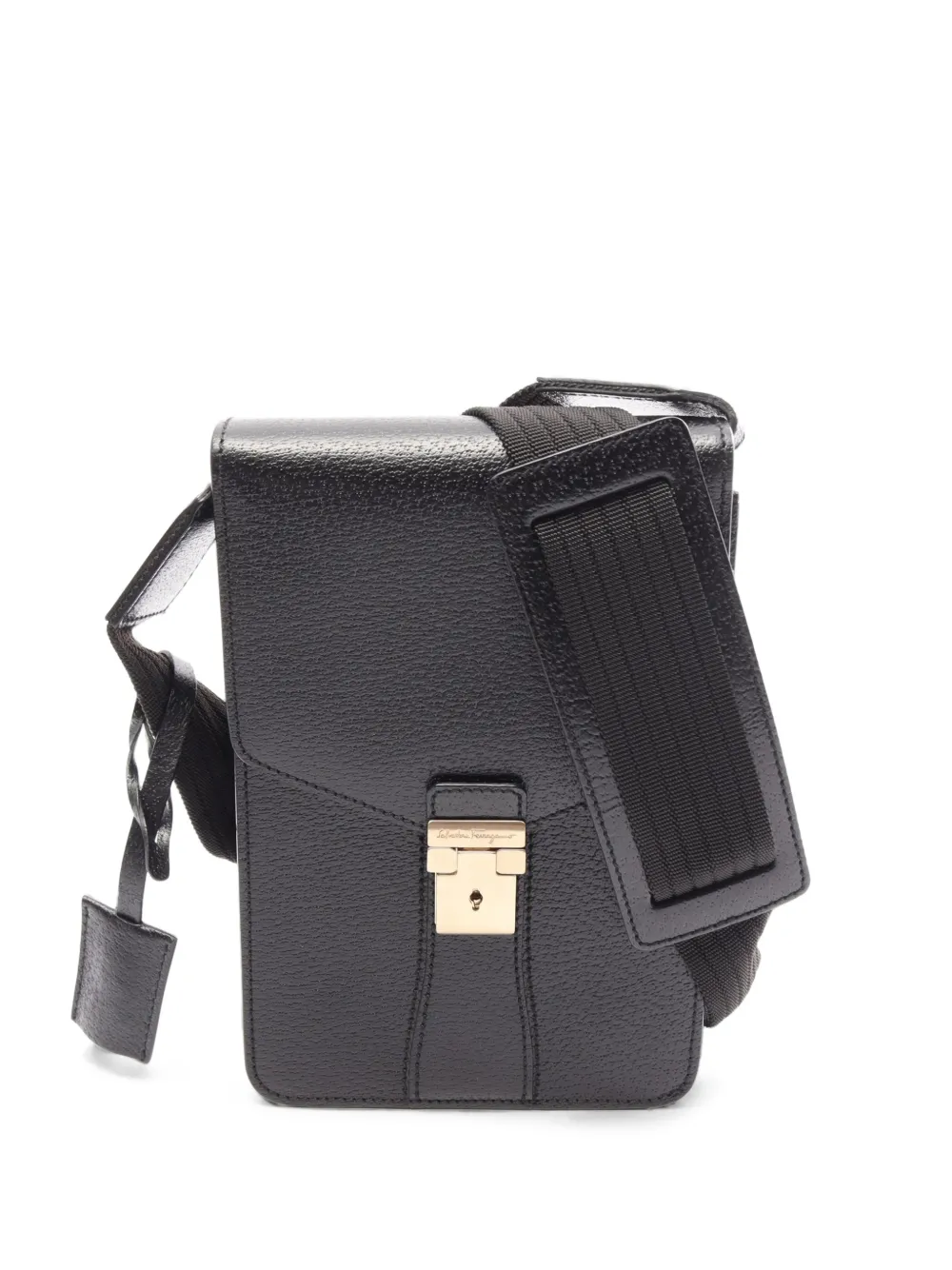 Ferragamo Pre-Owned 2010s leather shoulder bag - Nero