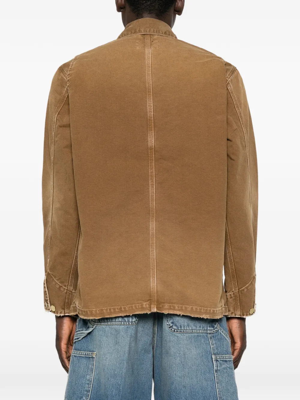 Carhartt WIP Jack met logopatch Bruin