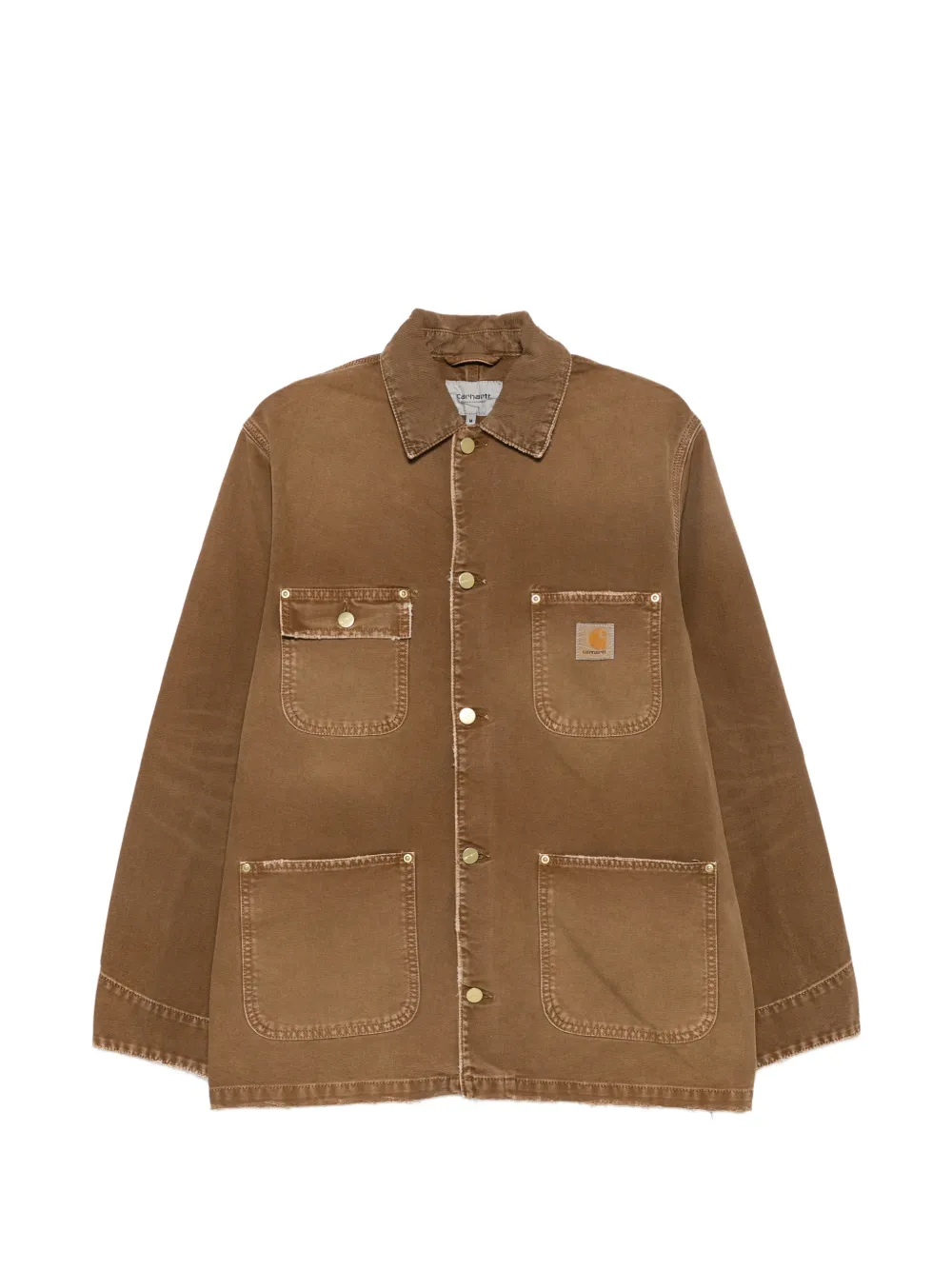 Carhartt WIP Chore logo-patch jacket - Braun