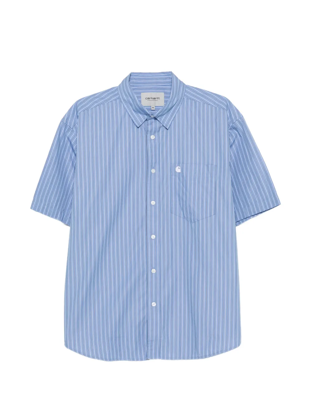 Carhartt WIP vertical-stripe short-sleeve shirt - Blau