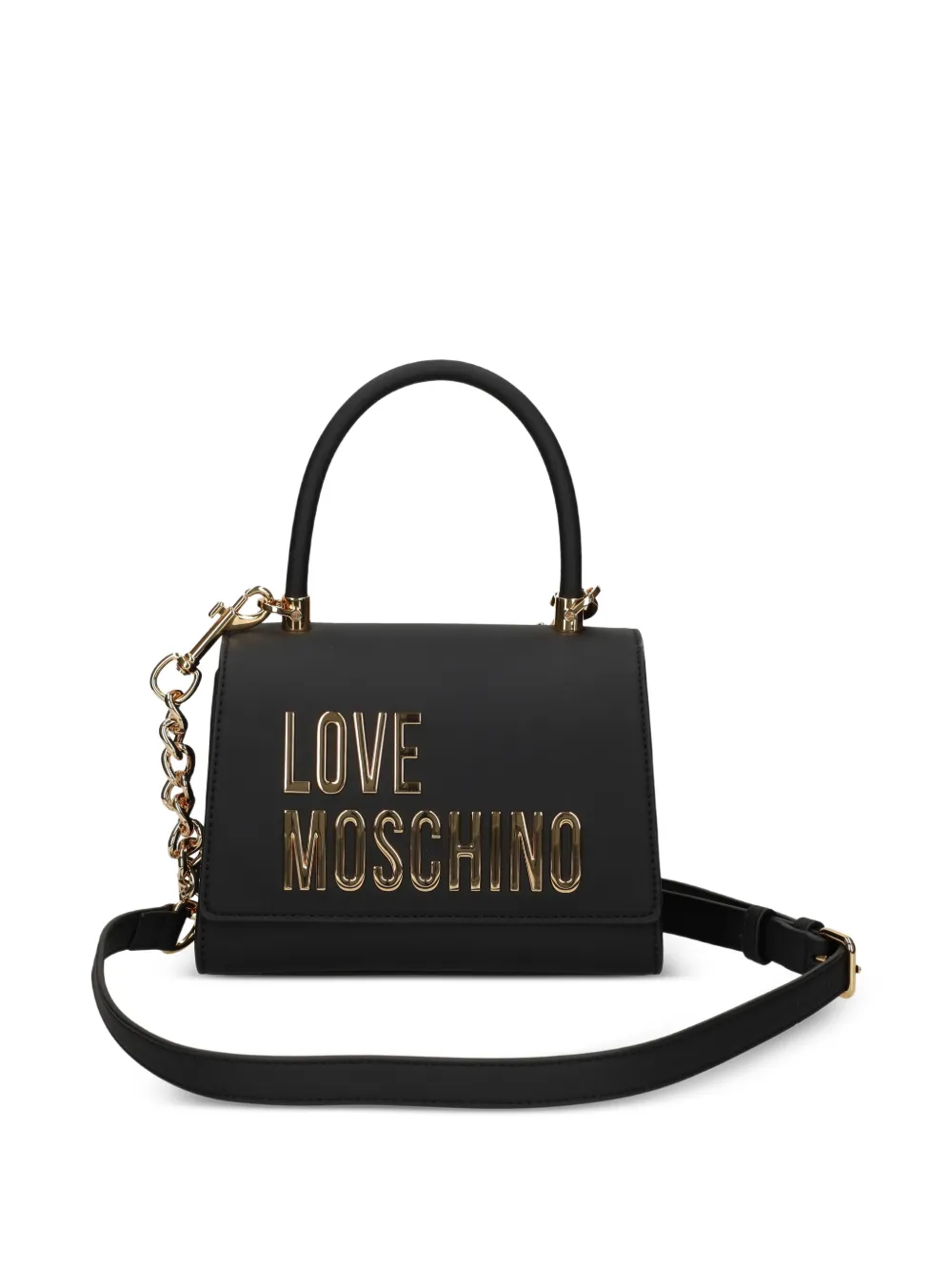Love Moschino Heuptas met logoplakkaat Zwart