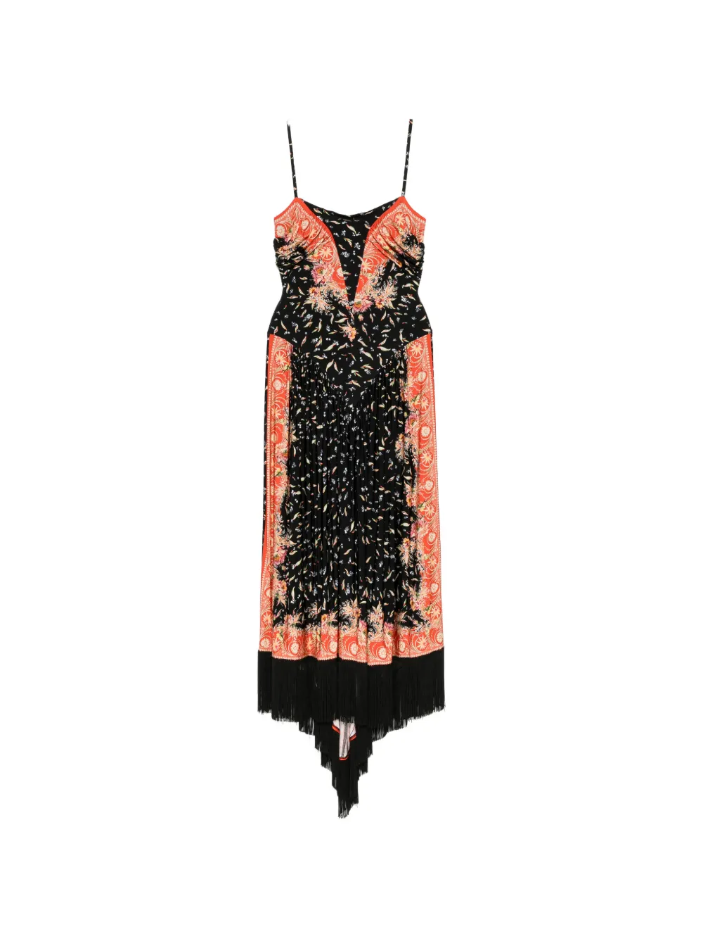 Rabanne Abito a fiori - Nero