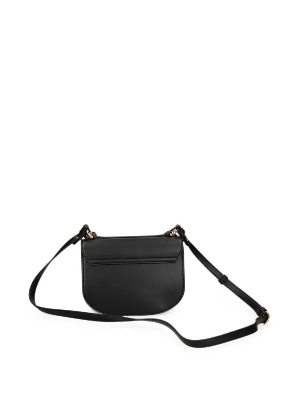 Love Moschino Crossbodytas met hartbedel en schakelketting Zwart