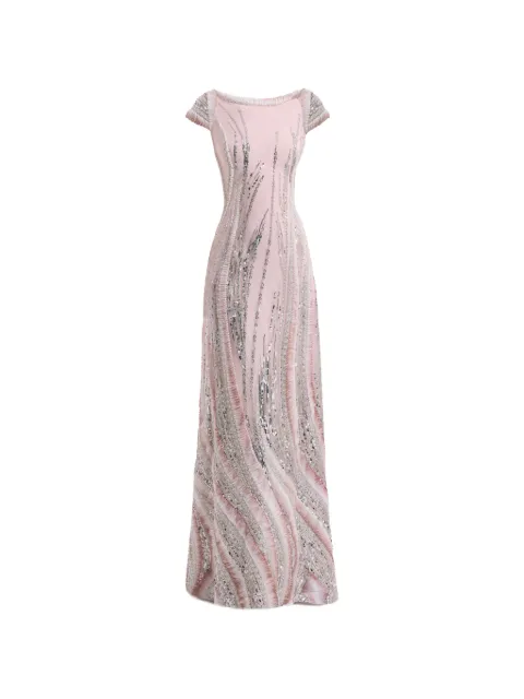 Gemy Maalouf vestido bordado con lentejuelas