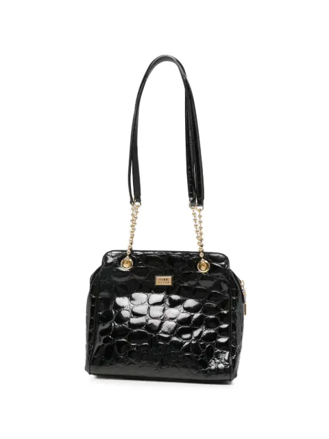 Gianfranco Ferré Pre-Owned 1980s crocodile-effect shoulder bag