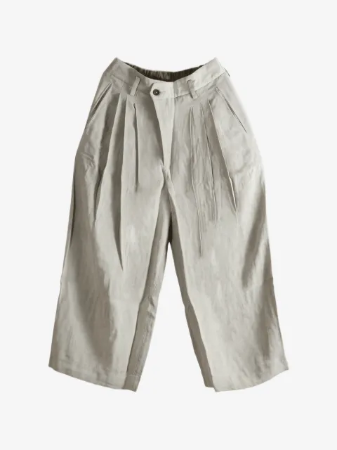 Ziggy Chen pantalones anchos con pinzas