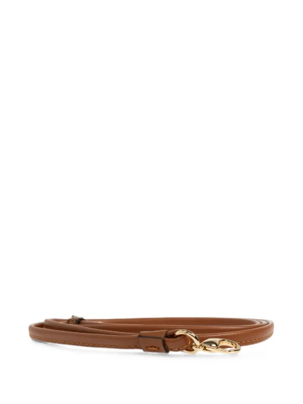 Ulla Johnson Adria Small Ruffled Crochet Clutch Bag in Neutrals