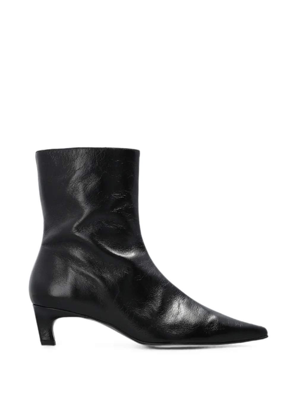 ALOHAS Ambar Rift leather ankle boots Zwart