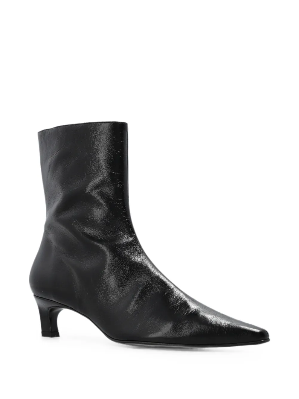 ALOHAS Ambar Rift leather ankle boots Zwart