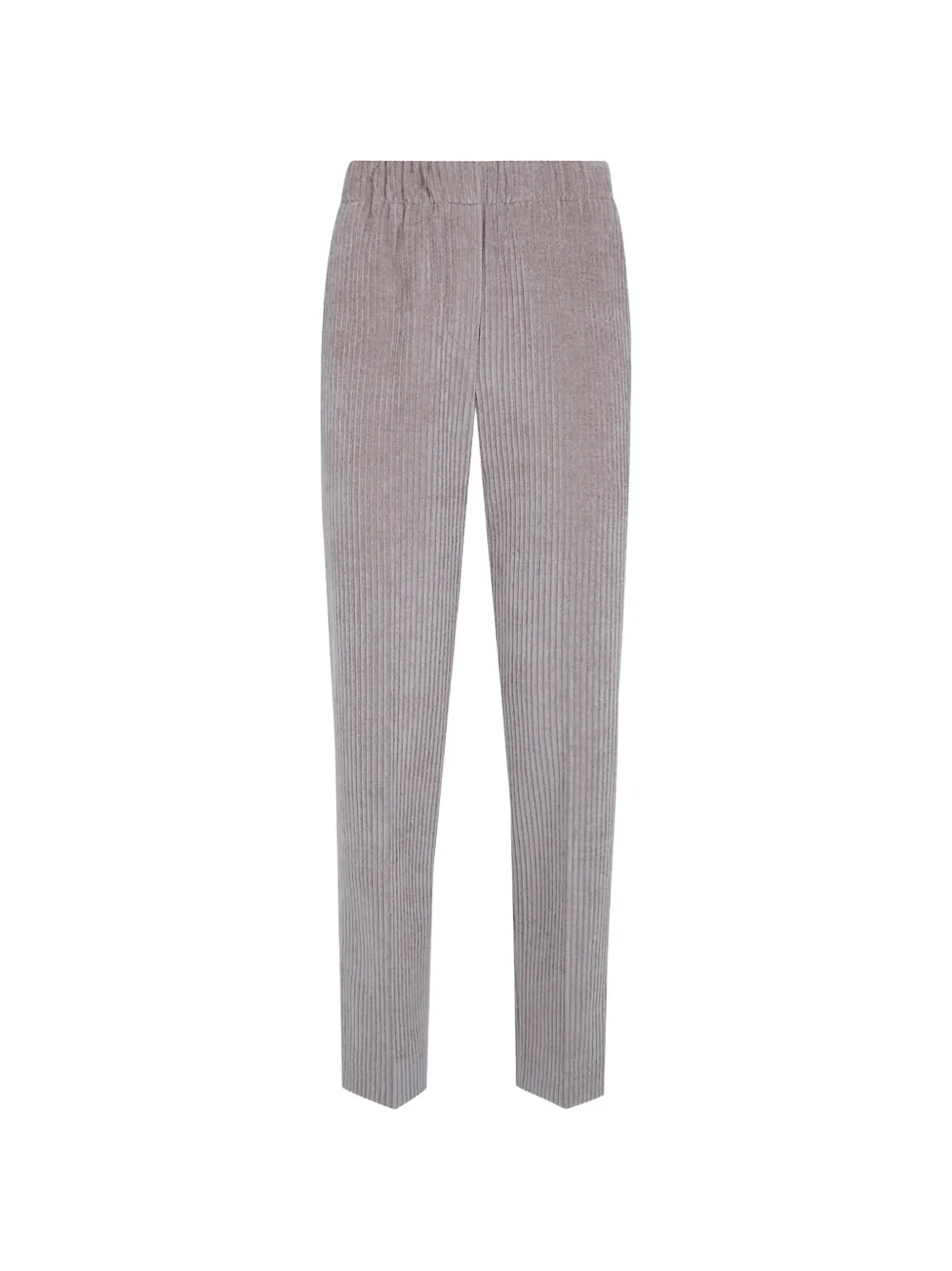 anne claire corduroy-effect elasticated-waist trousers
