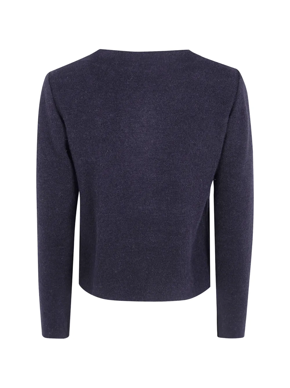 anne claire Wollen vest met geribbelde zak Blauw