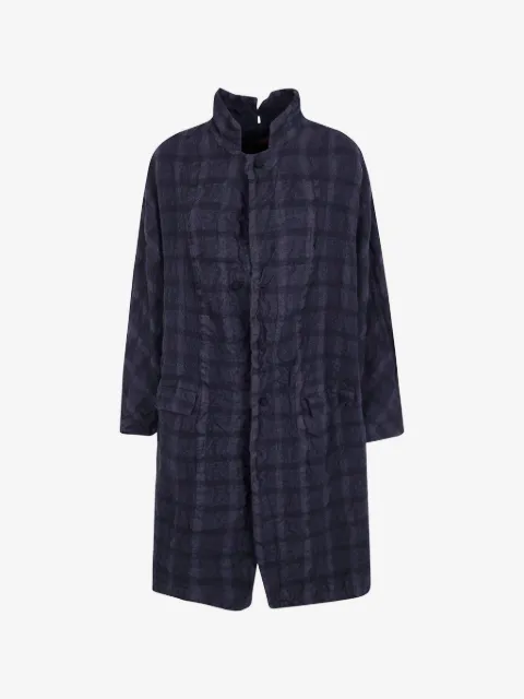 Daniela Gregis check-pattern single-breasted coat