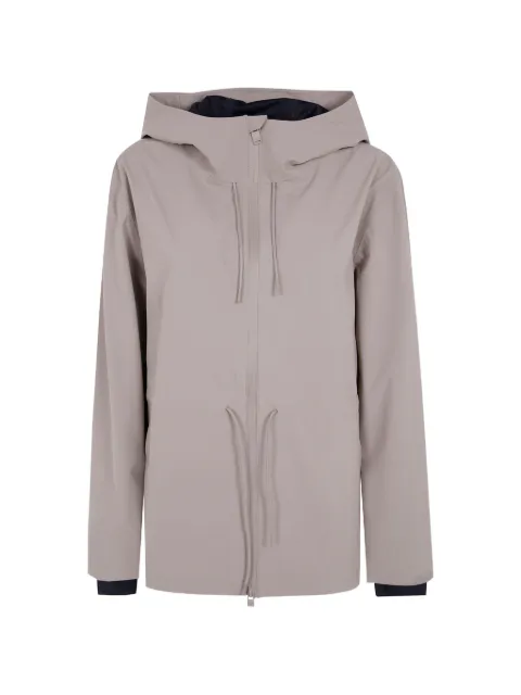 Rains drawstring hooded coat