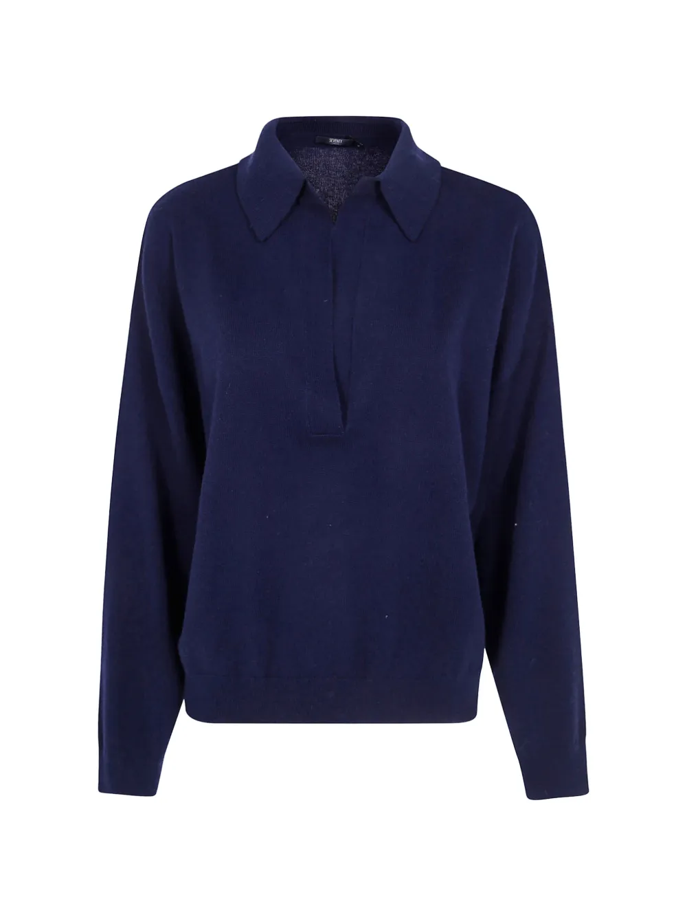 Seventy collared long-sleeve sweater - Blau