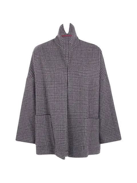 Daniela Gregis Prince of Wales check-pattern oversized jacket