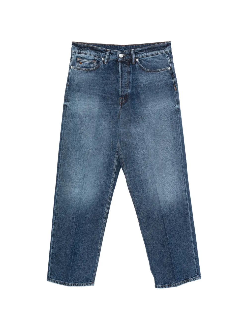 Nine In The Morning Icaro faded straight-leg jeans - Blau