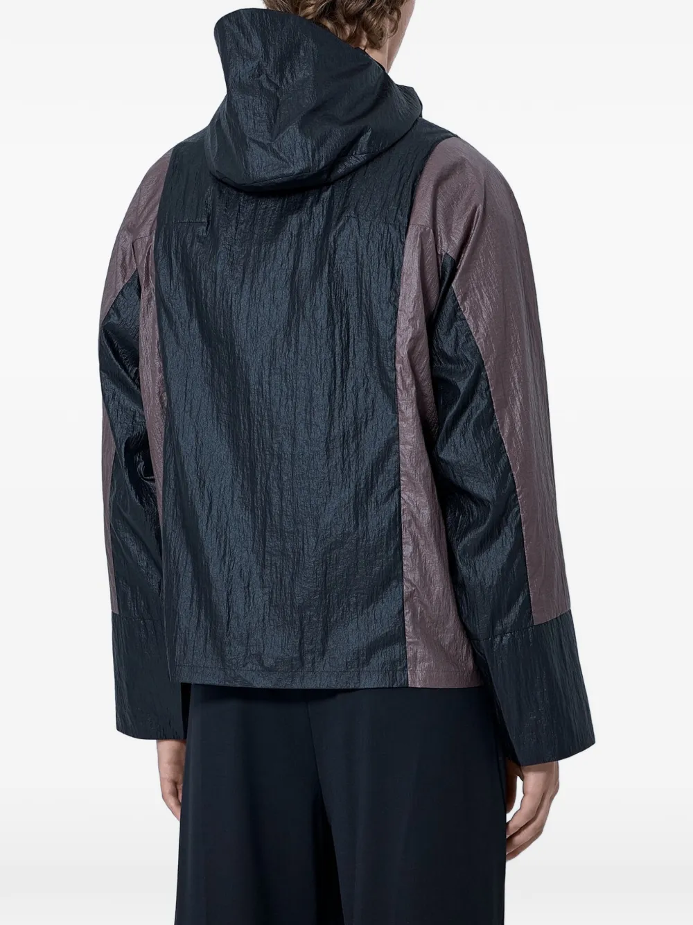 Kiko Kostadinov Jack met colourblocking en gekreukt effect Zwart