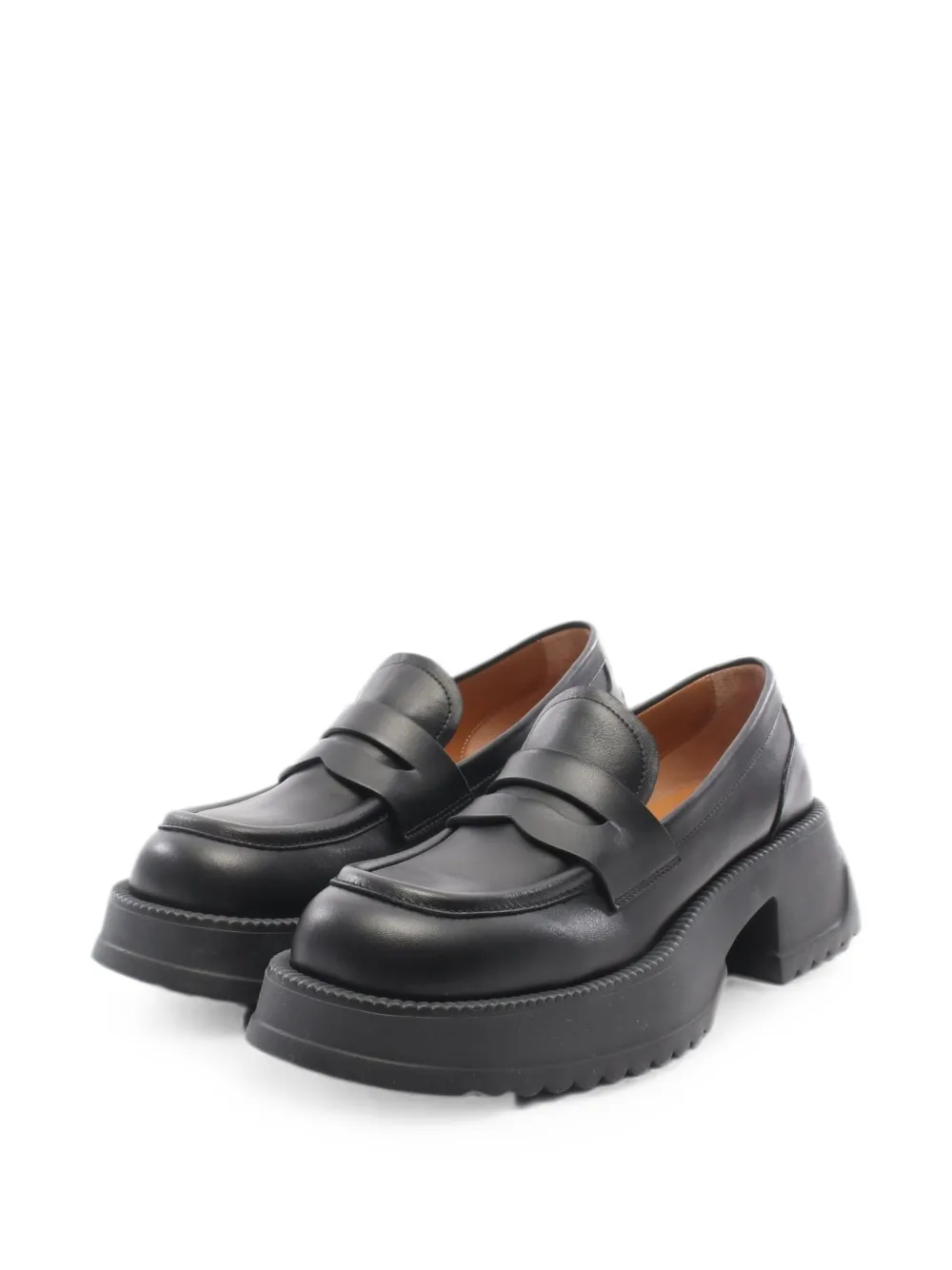 Pre-owned Marni 2010s Platform Loafers In Black