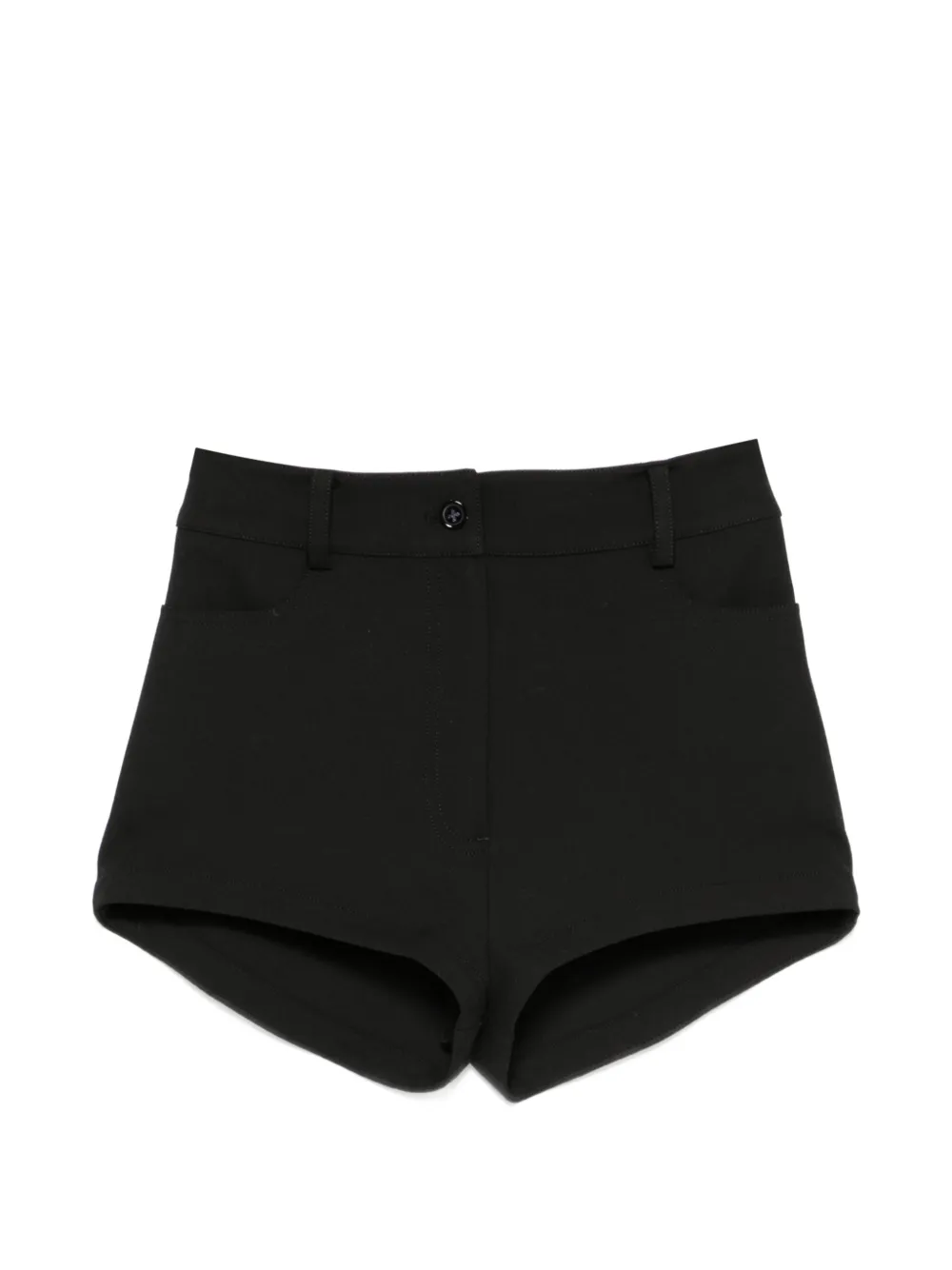 The Frankie Shop belt-loops shorts - Nero
