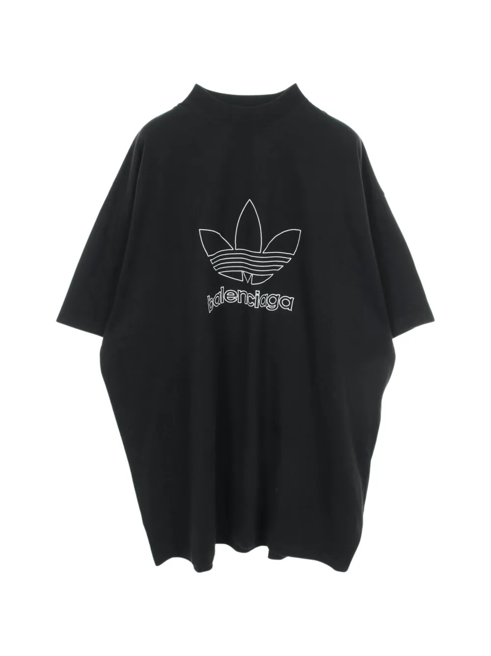 Balenciaga Pre-Owned 2010s Trefoil-print oversized T-shirt - Schwarz