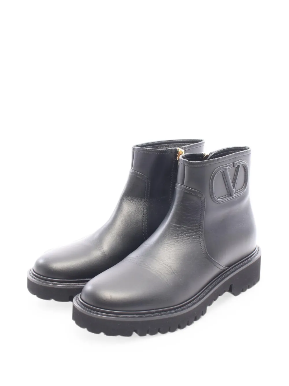 Valentino Garavani Pre-Owned 2010s VLogo ankle boots - Schwarz