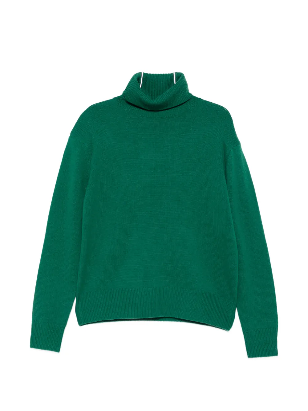 The Frankie Shop Gala padded roll-neck knitted wool sweater - Verde