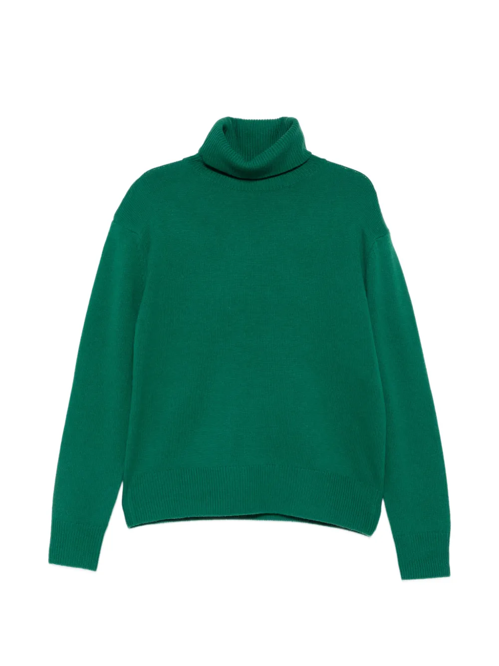 The Frankie Shop Gala padded roll-neck knitted wool sweater - Grün