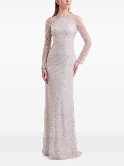 Gemy Maalouf robe ornée de sequins à perles