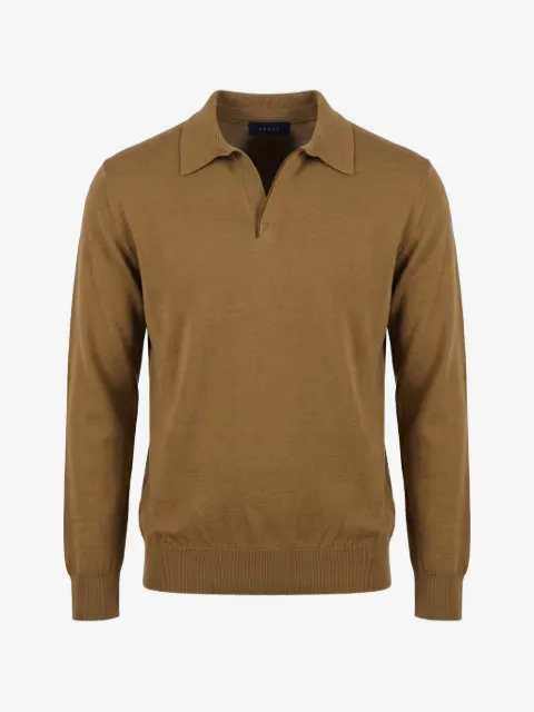 Sease fine-knit polo sweater