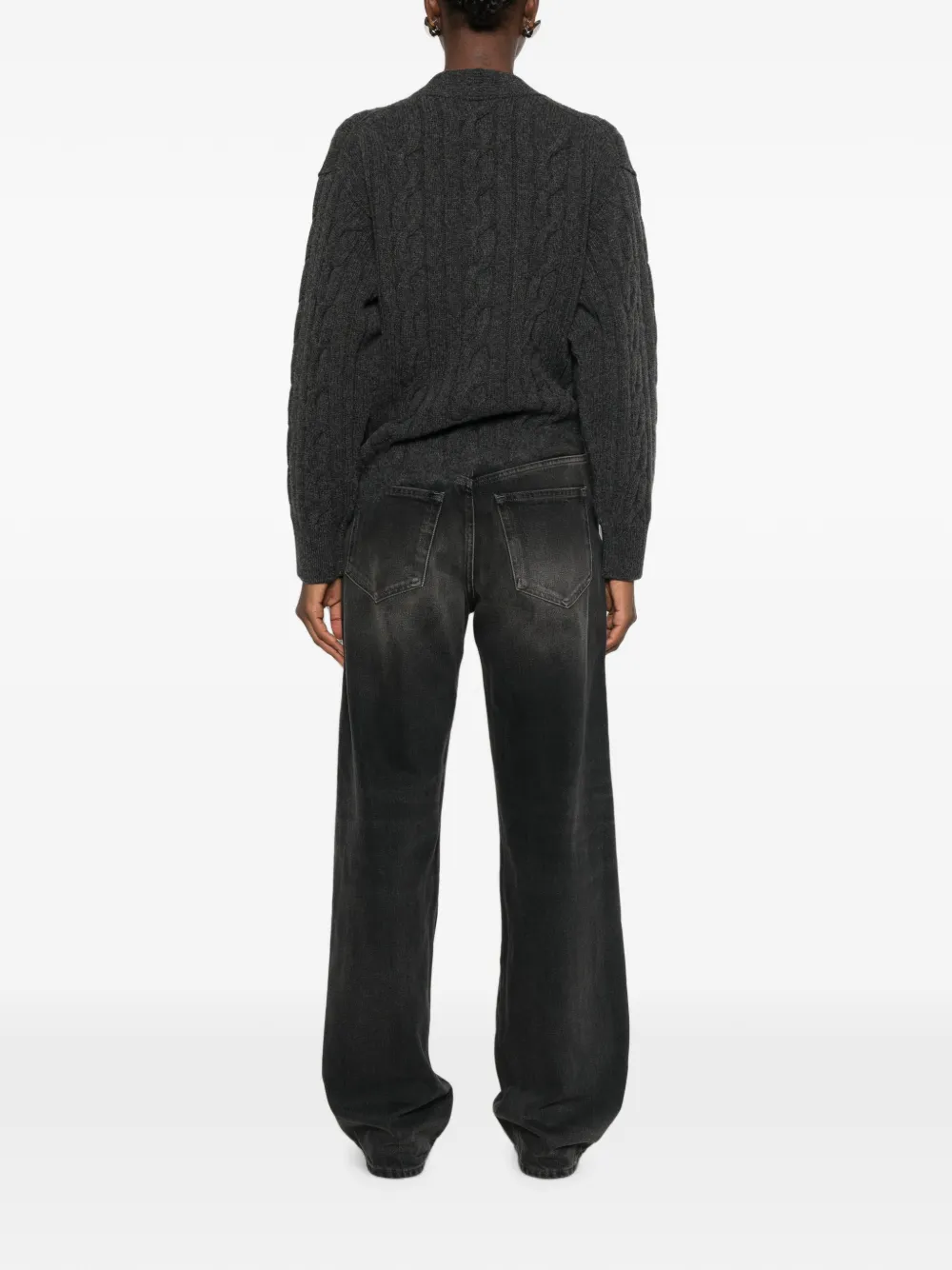 Haikure Janice jumpsuit met vervaagd effect Grijs
