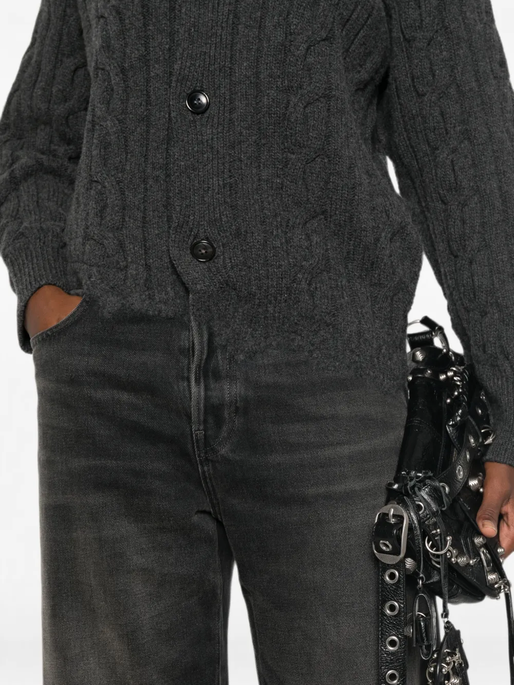 Haikure Janice jumpsuit met vervaagd effect Grijs