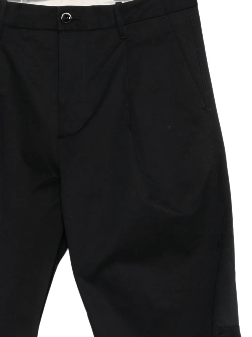 Nine In The Morning Broek met geplooid detail Zwart