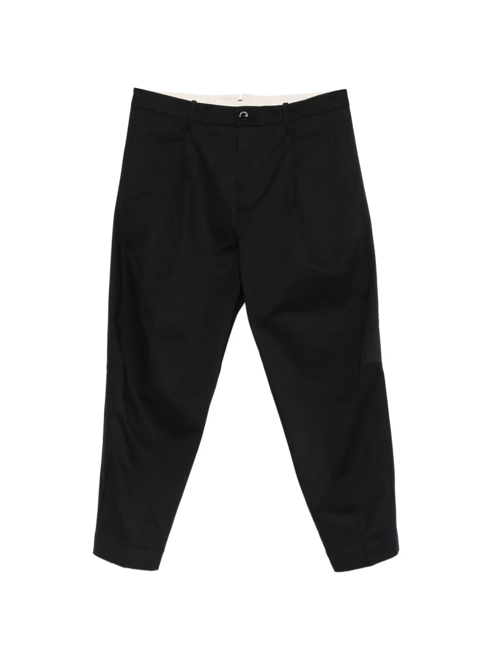 Nine In The Morning pleat-detail cotton trousers - Schwarz