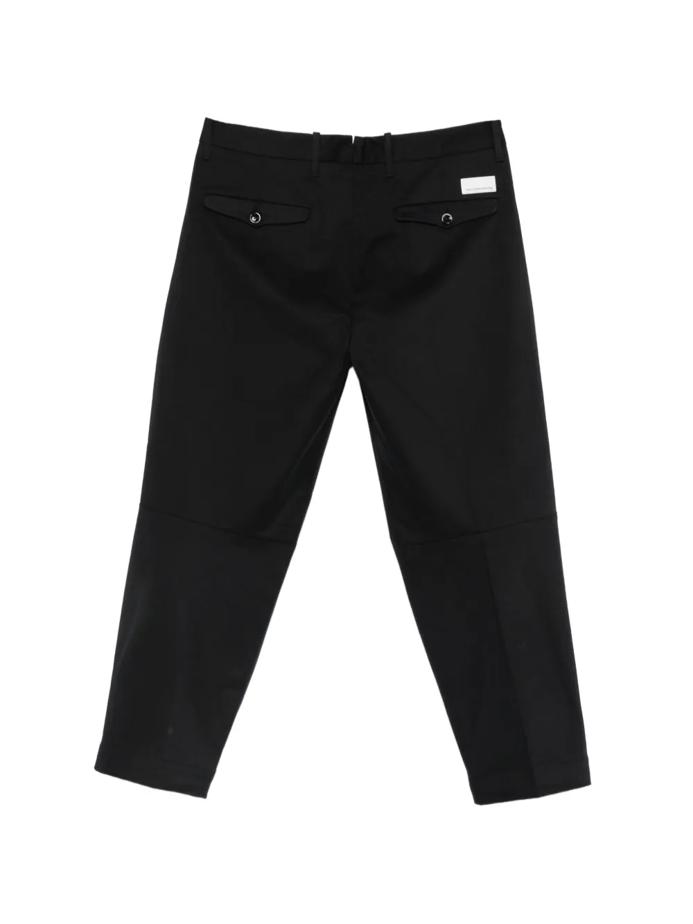 Nine In The Morning Broek met geplooid detail Zwart